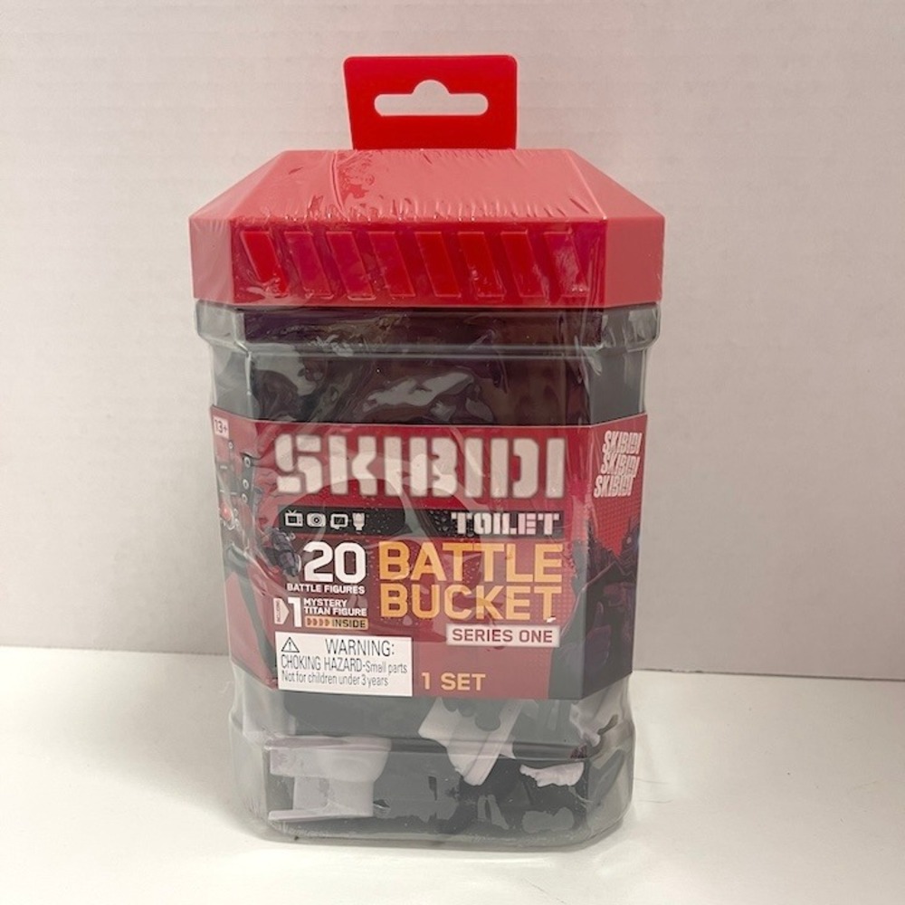 Bonkers Toys Skibidi Toilet Battle Bucket Series 1 20 Battle Figures New Sealed